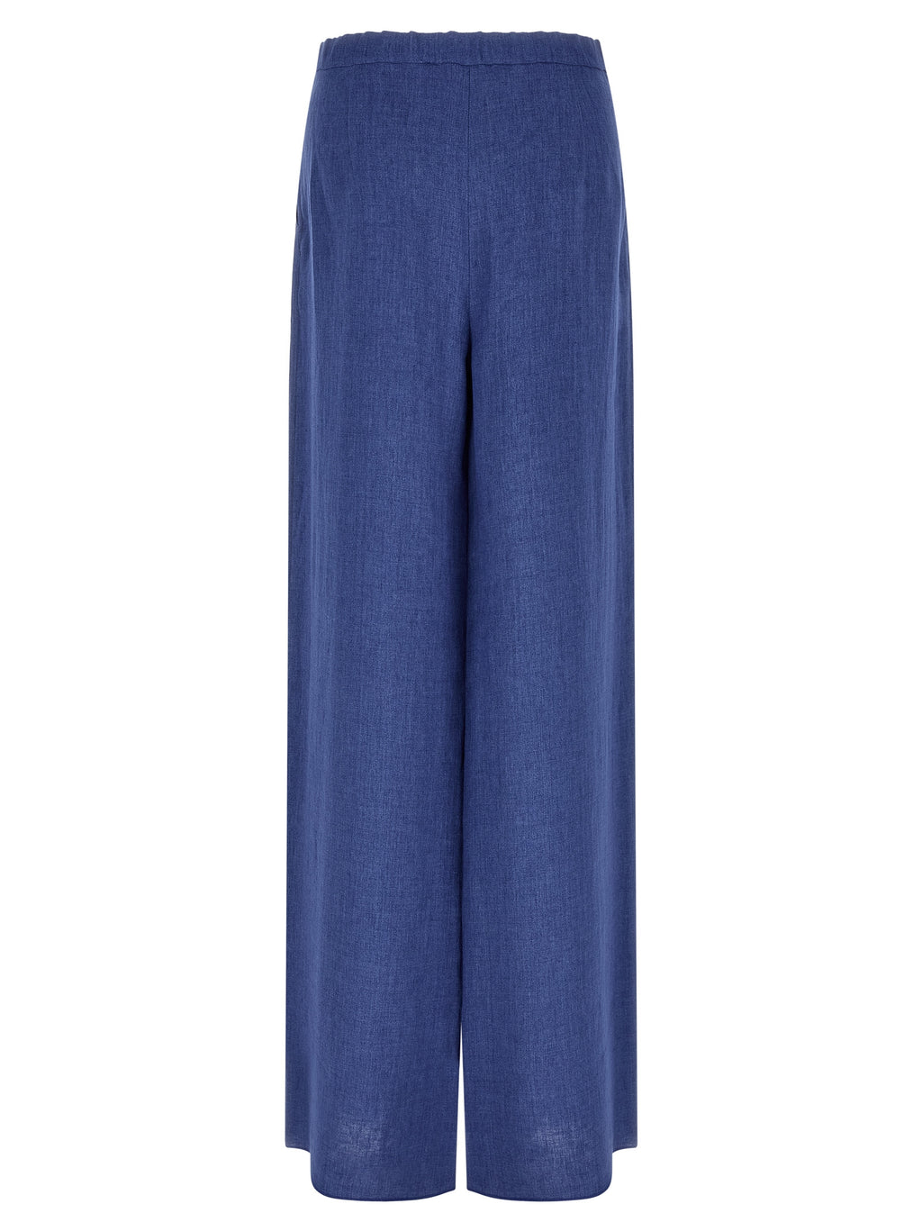 Max Mara Blaue Leinenhose