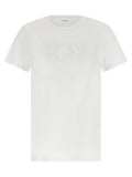Max Mara Weißes Baumwoll-T-Shirt