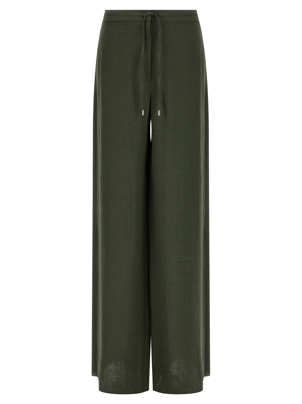 Max Mara Zweifarbige Leinen-Freizeithose