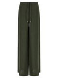 Max Mara Zweifarbige Leinen-Freizeithose