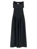 Max Mara Schwarzer Baumwoll-Jumpsuit