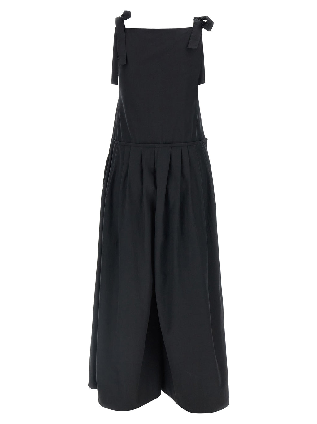Max Mara Schwarzer Baumwoll-Jumpsuit