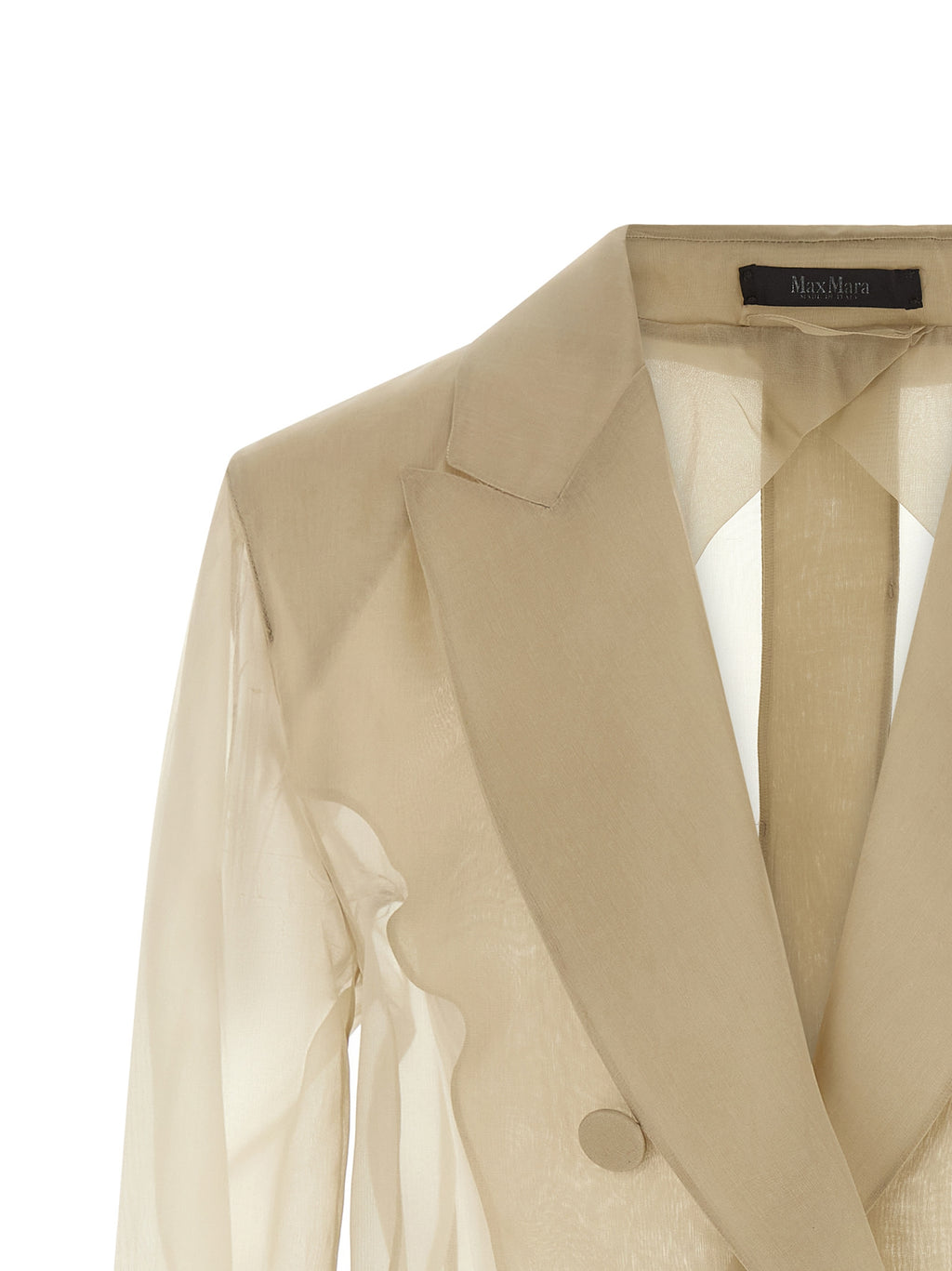 Max Mara Beige Seidenblazer