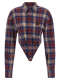 Dsquared² Mehrfarbige Wollbluse