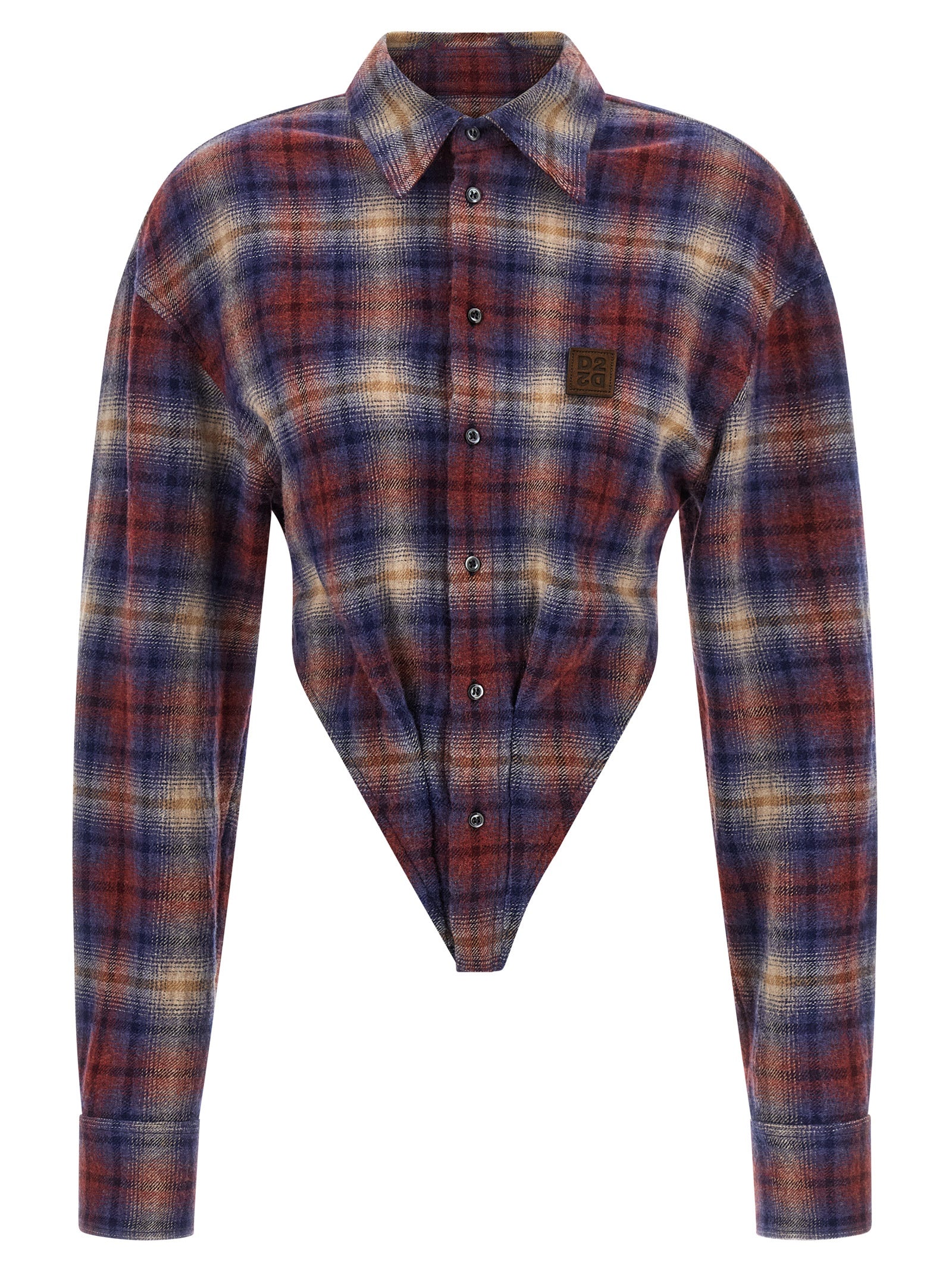 Dsquared² Mehrfarbige Wollbluse