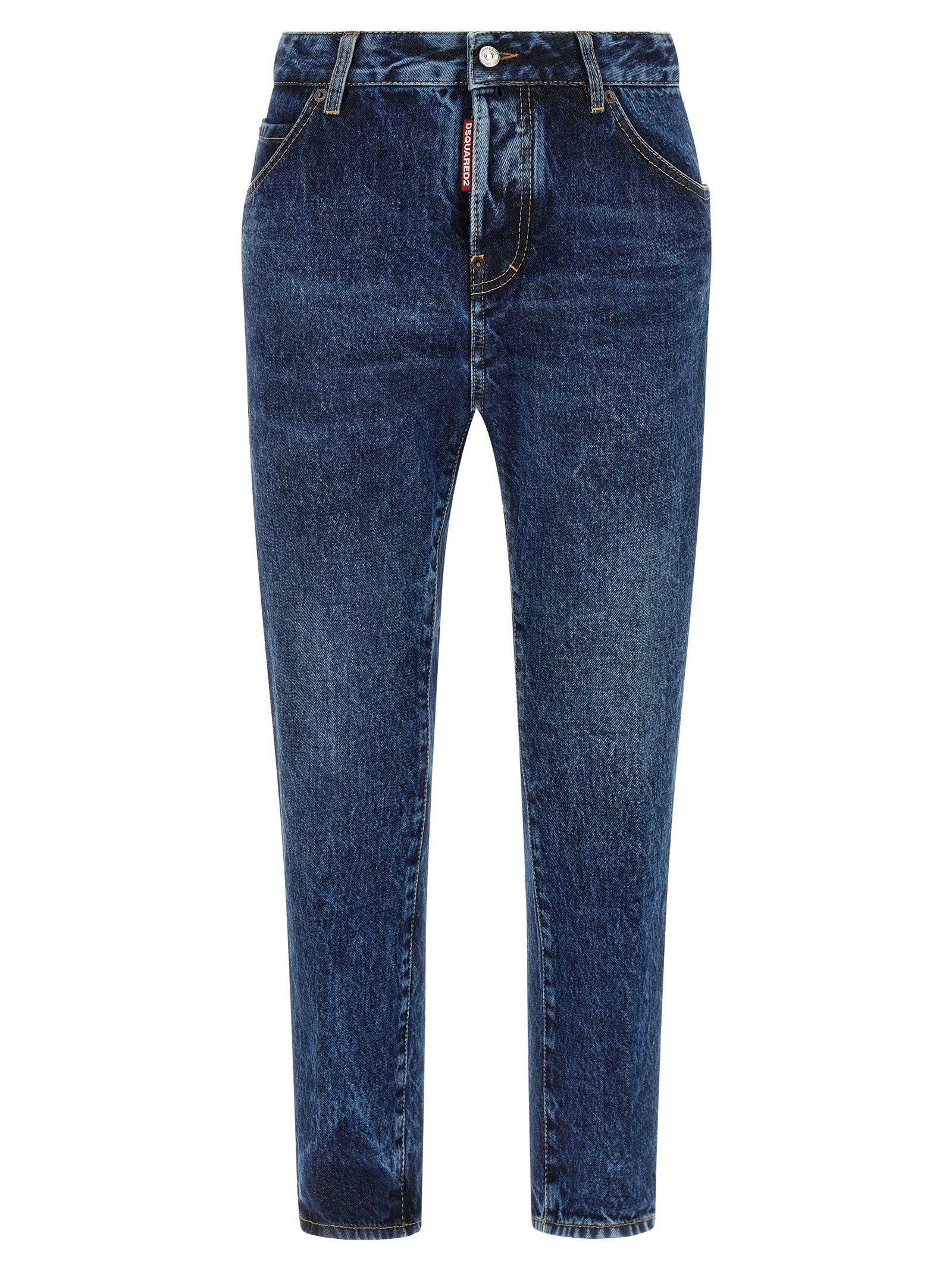 Dsquared² Blaue Jeans aus Baumwolle im geraden Schnitt