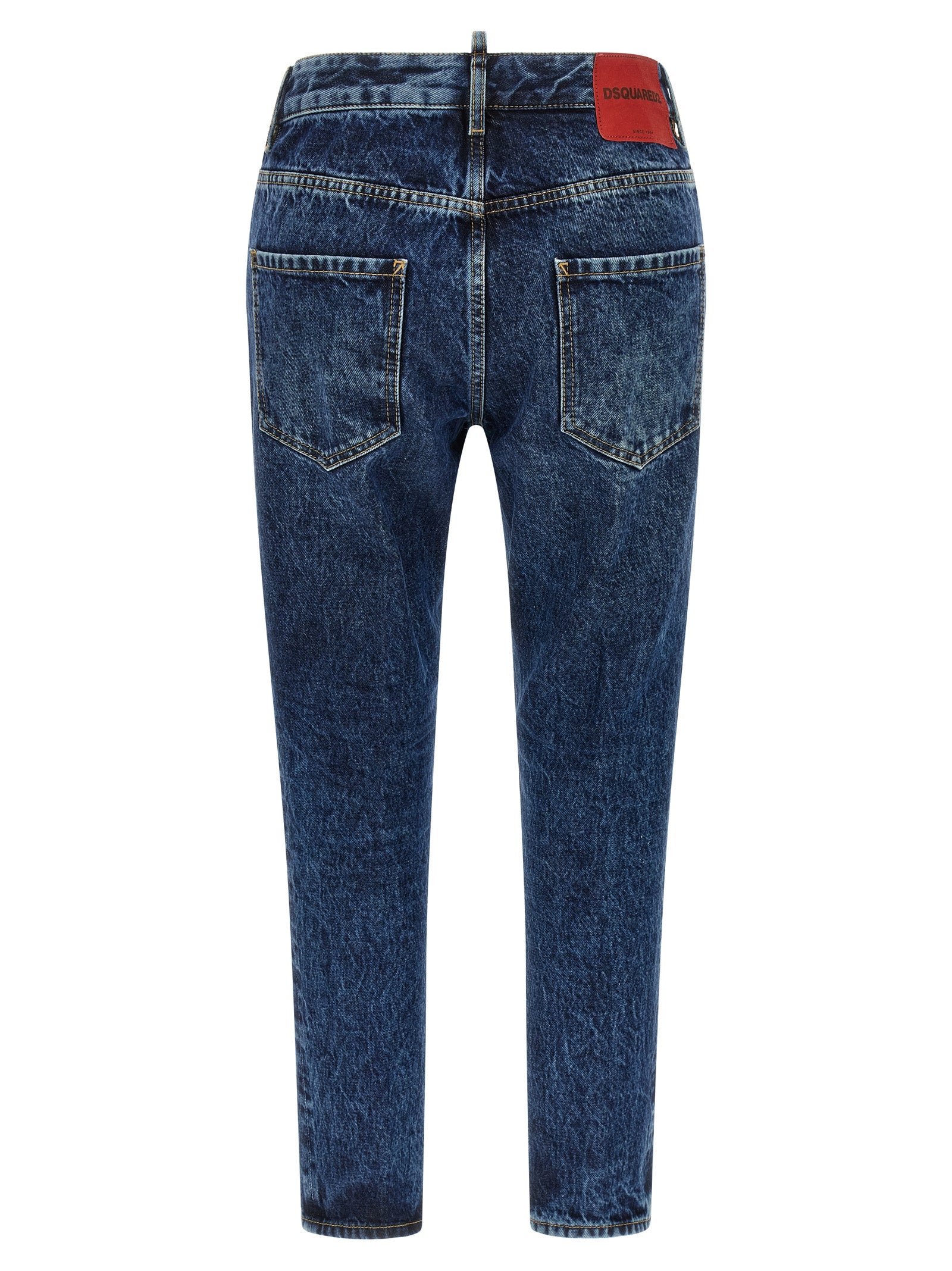 Dsquared² Blaue Jeans aus Baumwolle im geraden Schnitt