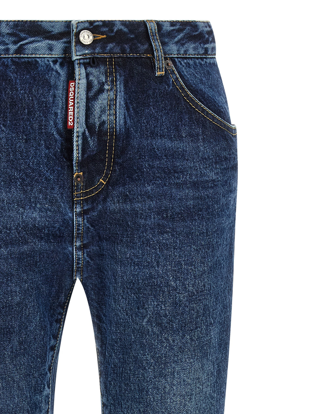 Dsquared² Blaue Jeans aus Baumwolle im geraden Schnitt