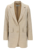 Max Mara Mantel aus reiner Schurwolle in Beige