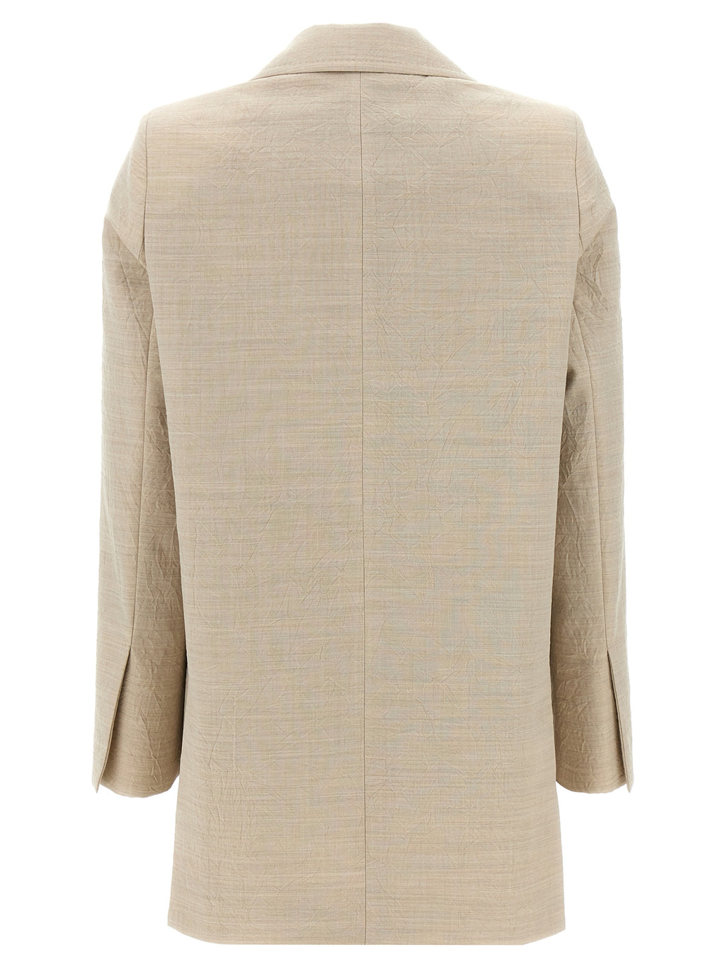Max Mara Mantel aus reiner Schurwolle in Beige