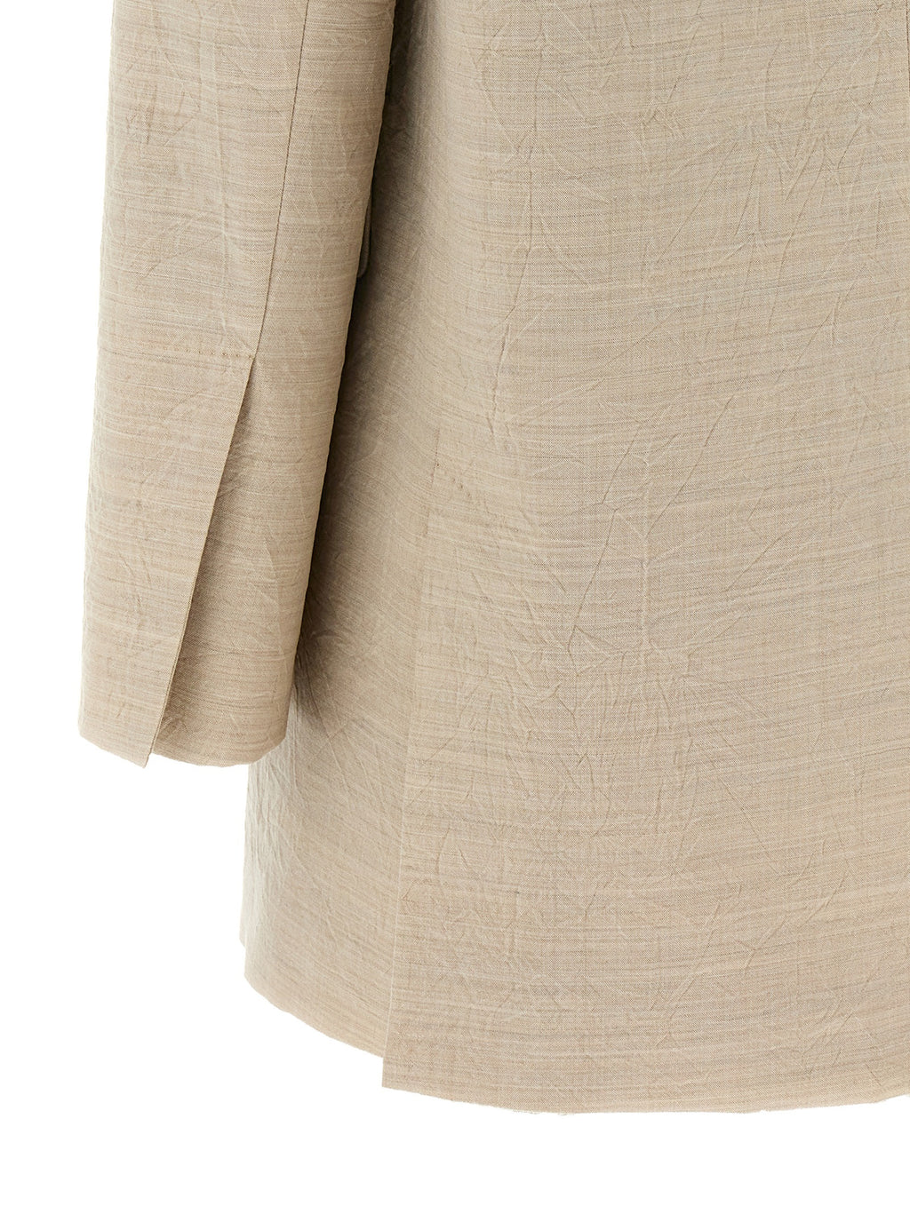 Max Mara Mantel aus reiner Schurwolle in Beige