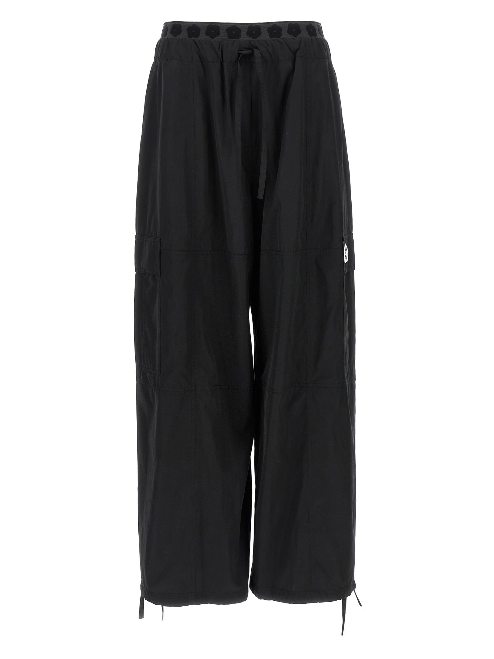 Kenzo Schwarze Cargohose aus Polyester
