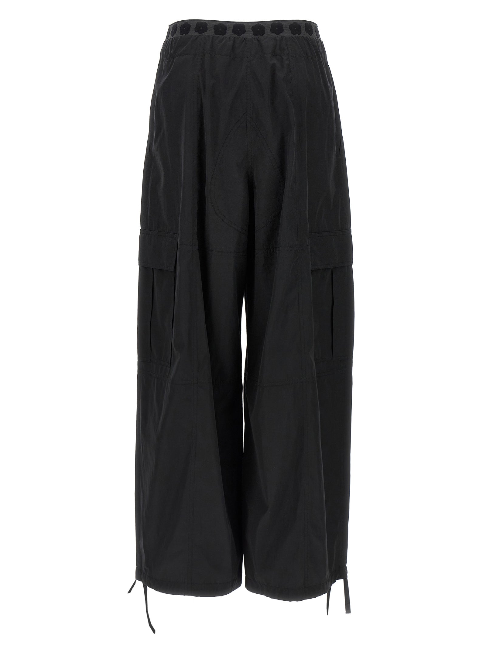 Kenzo Schwarze Cargohose aus Polyester