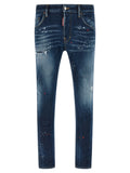 Dsquared² Blaue Baumwolljeans Denim