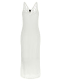 PINKO Langes weißes Kleid aus Polyester