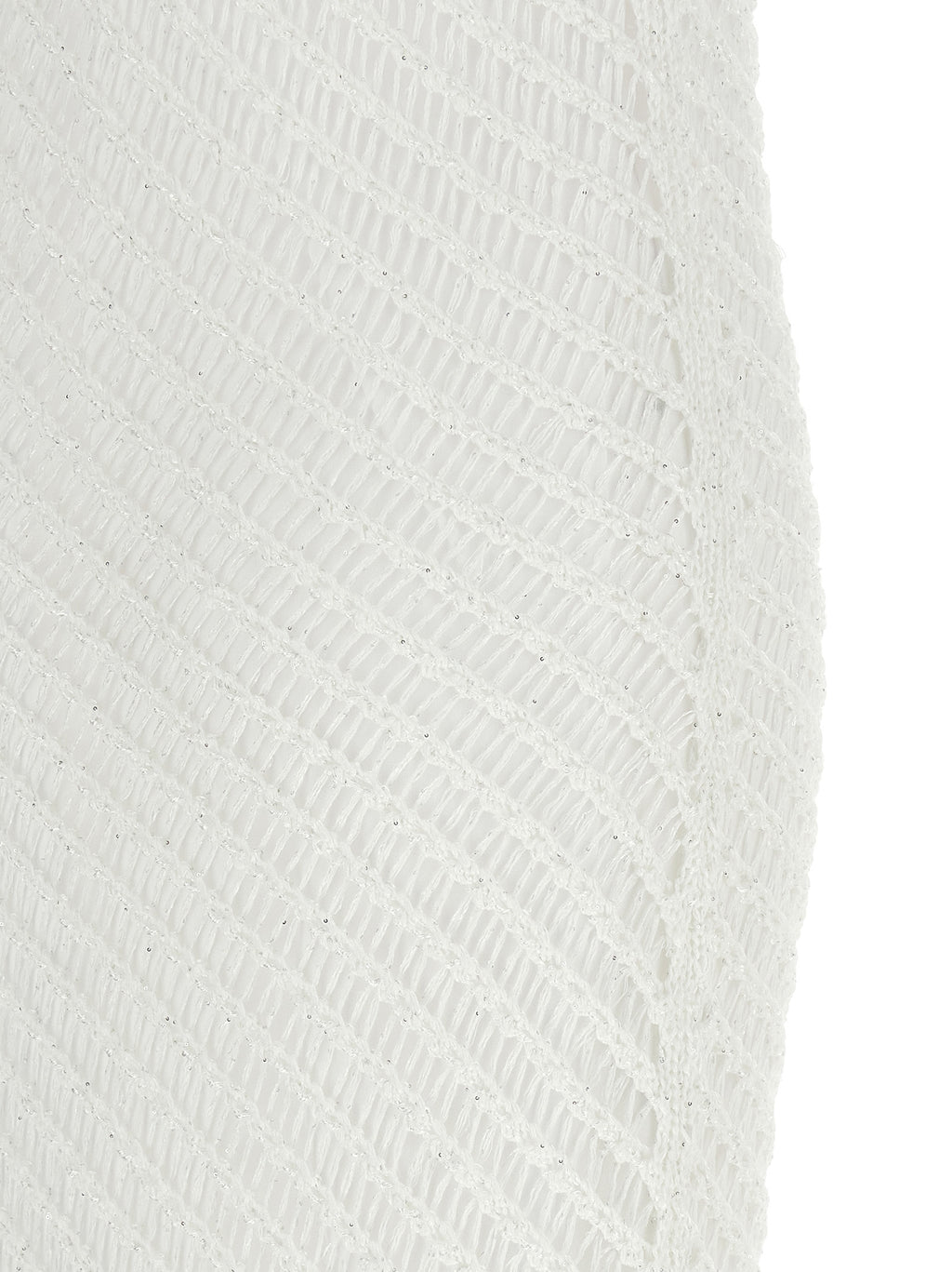 PINKO Langes weißes Kleid aus Polyester