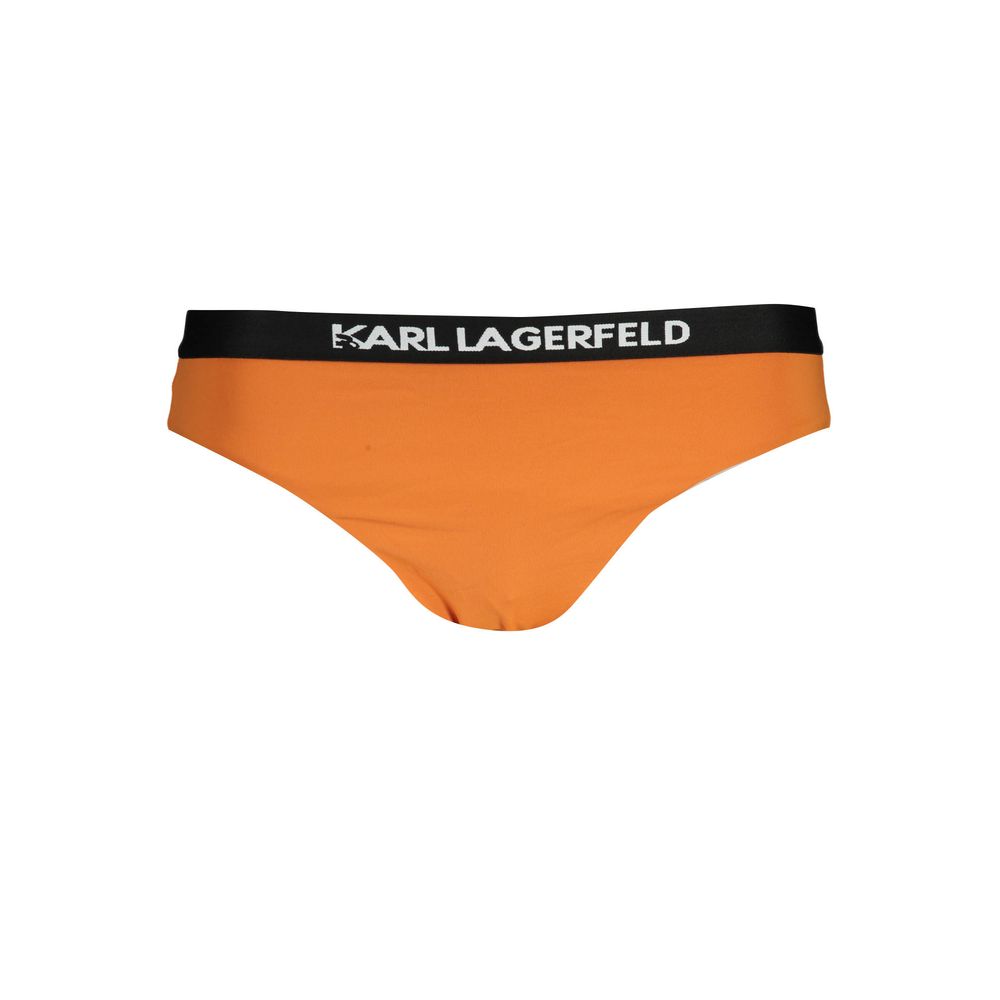 Karl Lagerfeld Arancione Poliammide Bikinihose für Damen