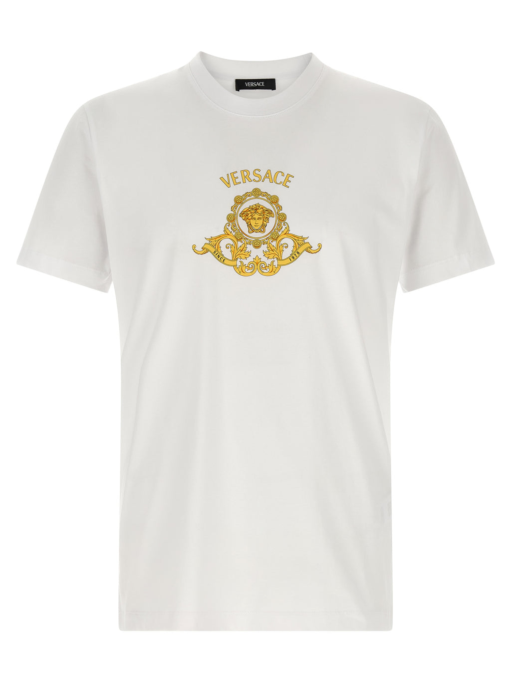 Versace Weißes Baumwoll-T-Shirt