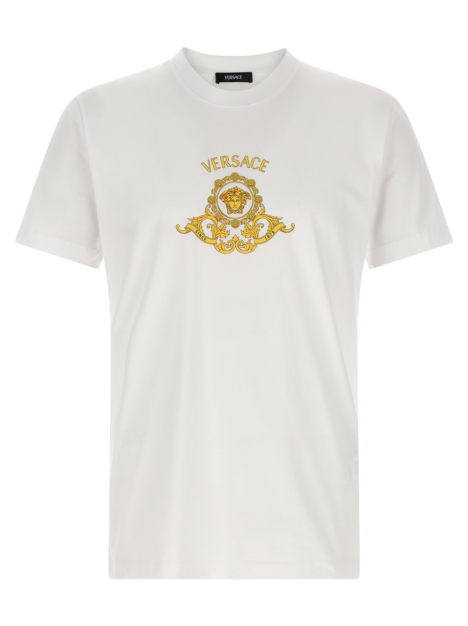 Versace Weißes Baumwoll-T-Shirt
