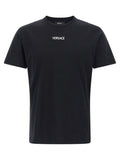 Versace Schwarzes Baumwoll-T-Shirt