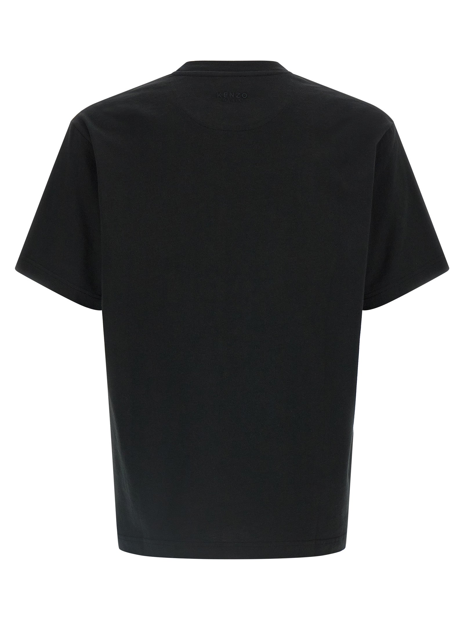 Kenzo Schwarzes Baumwoll-T-Shirt