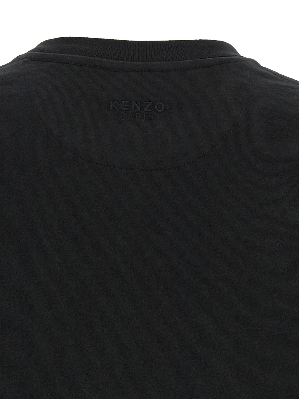 Kenzo Schwarzes Baumwoll-T-Shirt