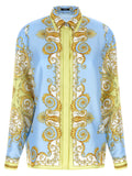 Versace Mehrfarbige Seidenbluse