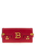 Balmain Fuchsia Kalbsleder Clutch Bag