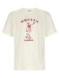 Alexander McQueen Mehrfarbiges Baumwoll-T-Shirt