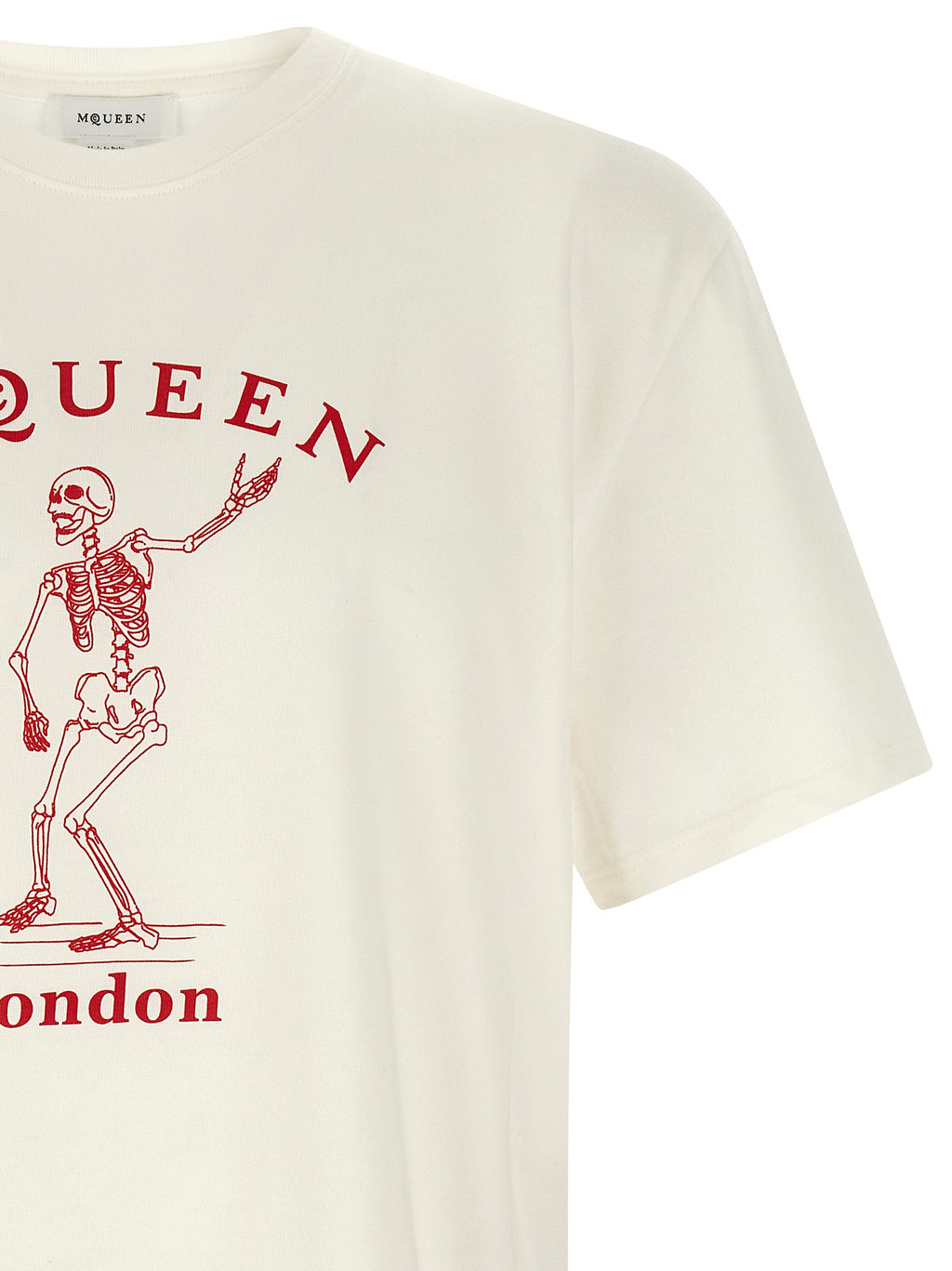 Alexander McQueen Mehrfarbiges Baumwoll-T-Shirt
