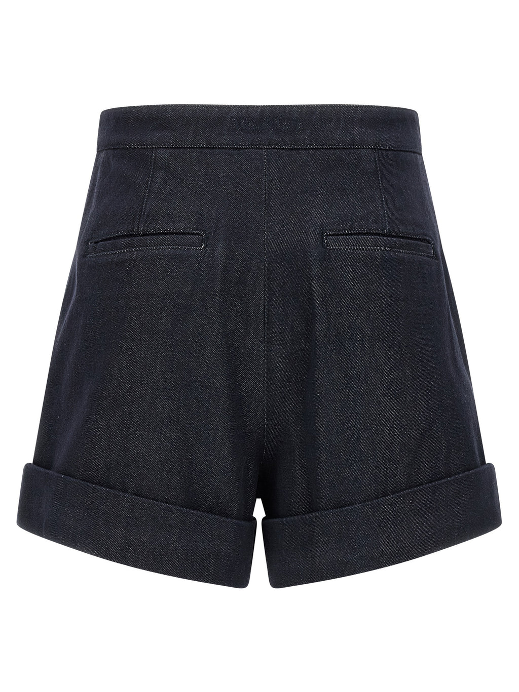Max Mara Blaue Baumwoll-Bermudashorts