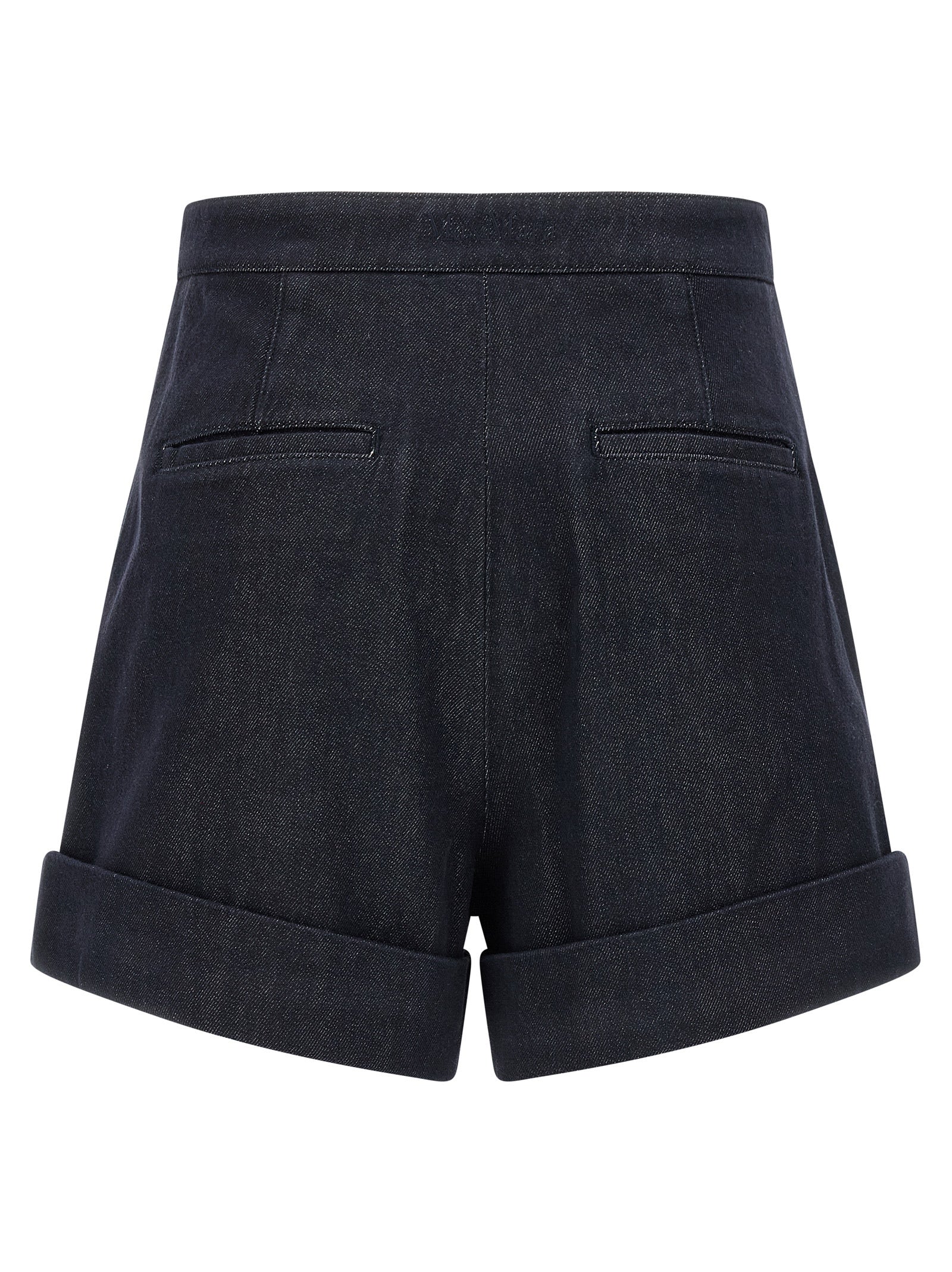 Max Mara Blaue Baumwoll-Bermudashorts