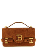 Balmain Braune Kalbsleder-Handtasche