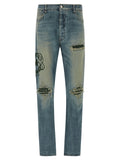 Amiri Blaue Baumwolljeans im Relaxed Fit