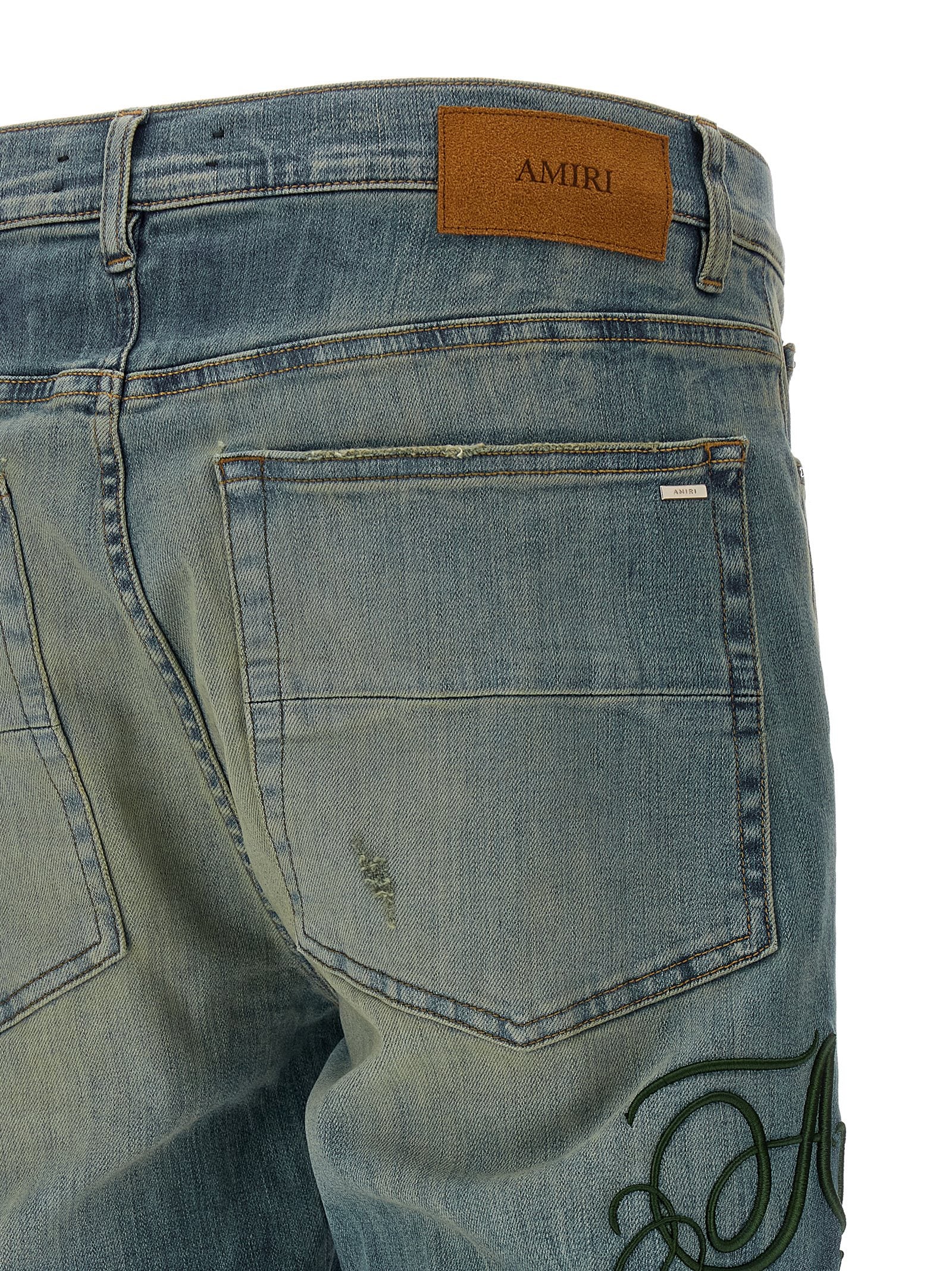Amiri Blaue Baumwolljeans im Relaxed Fit