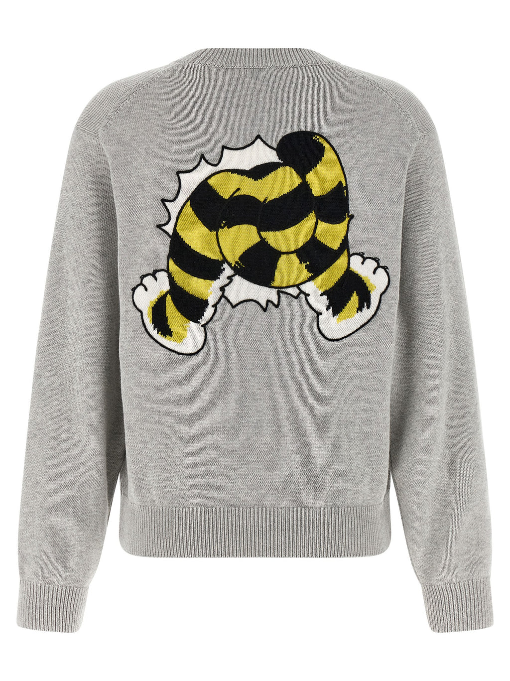 Kenzo Grauer Wollcardigan