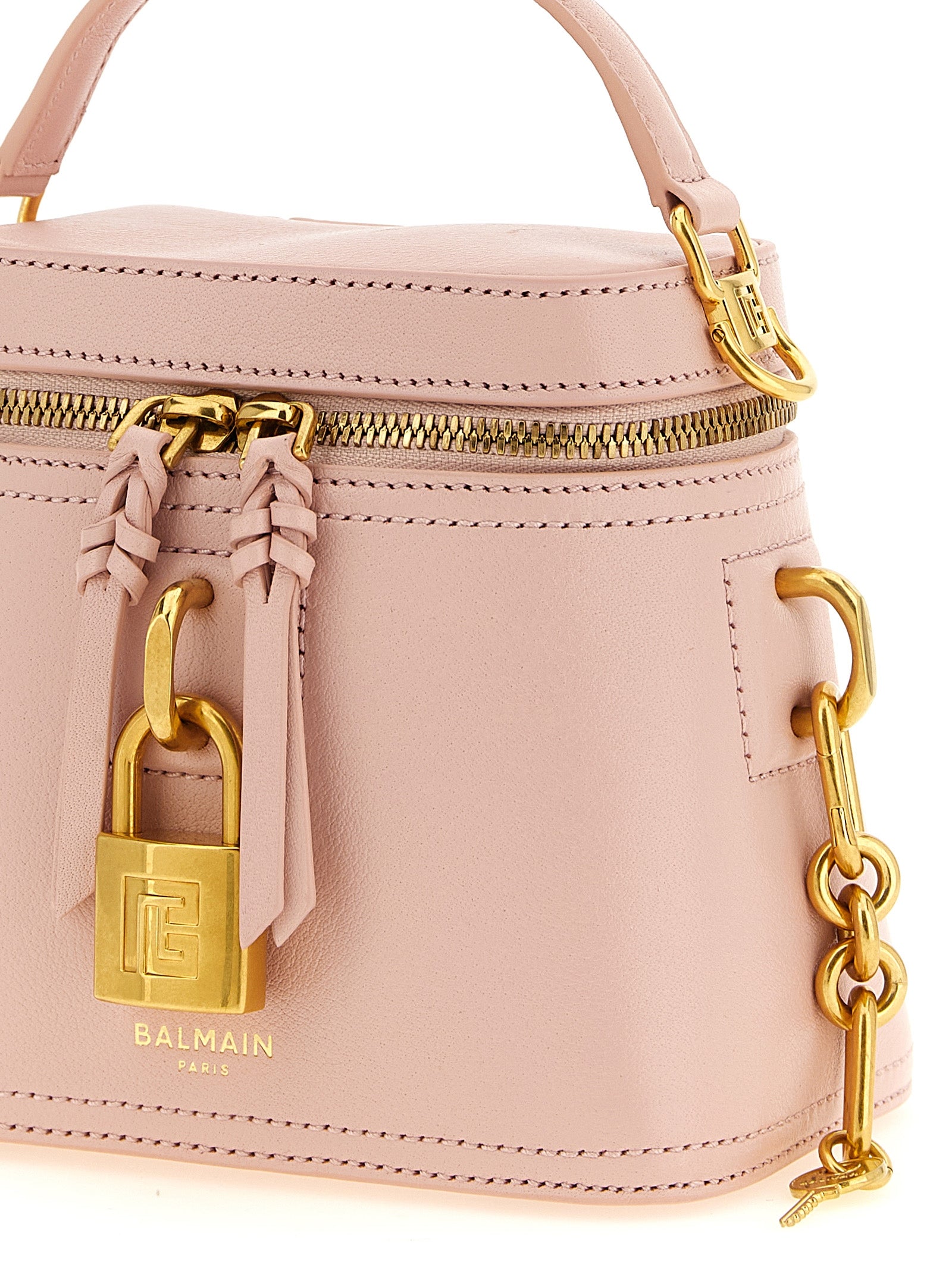Balmain Handtasche aus mehrfarbigem Kalbsleder