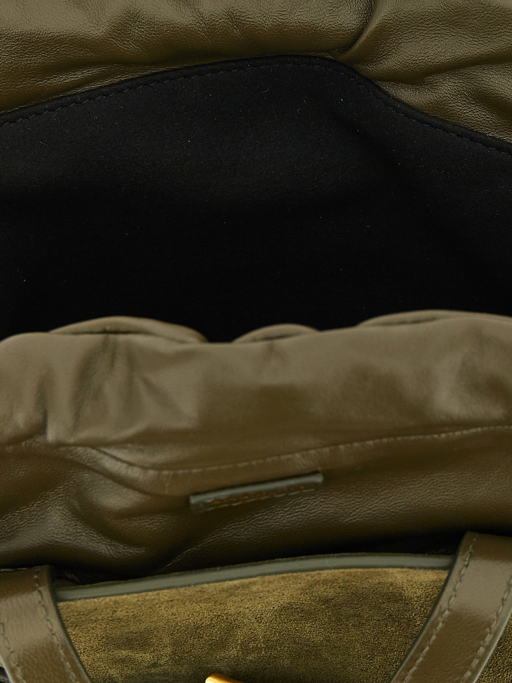 Balmain Zweifarbige Kalbsleder-Handtasche