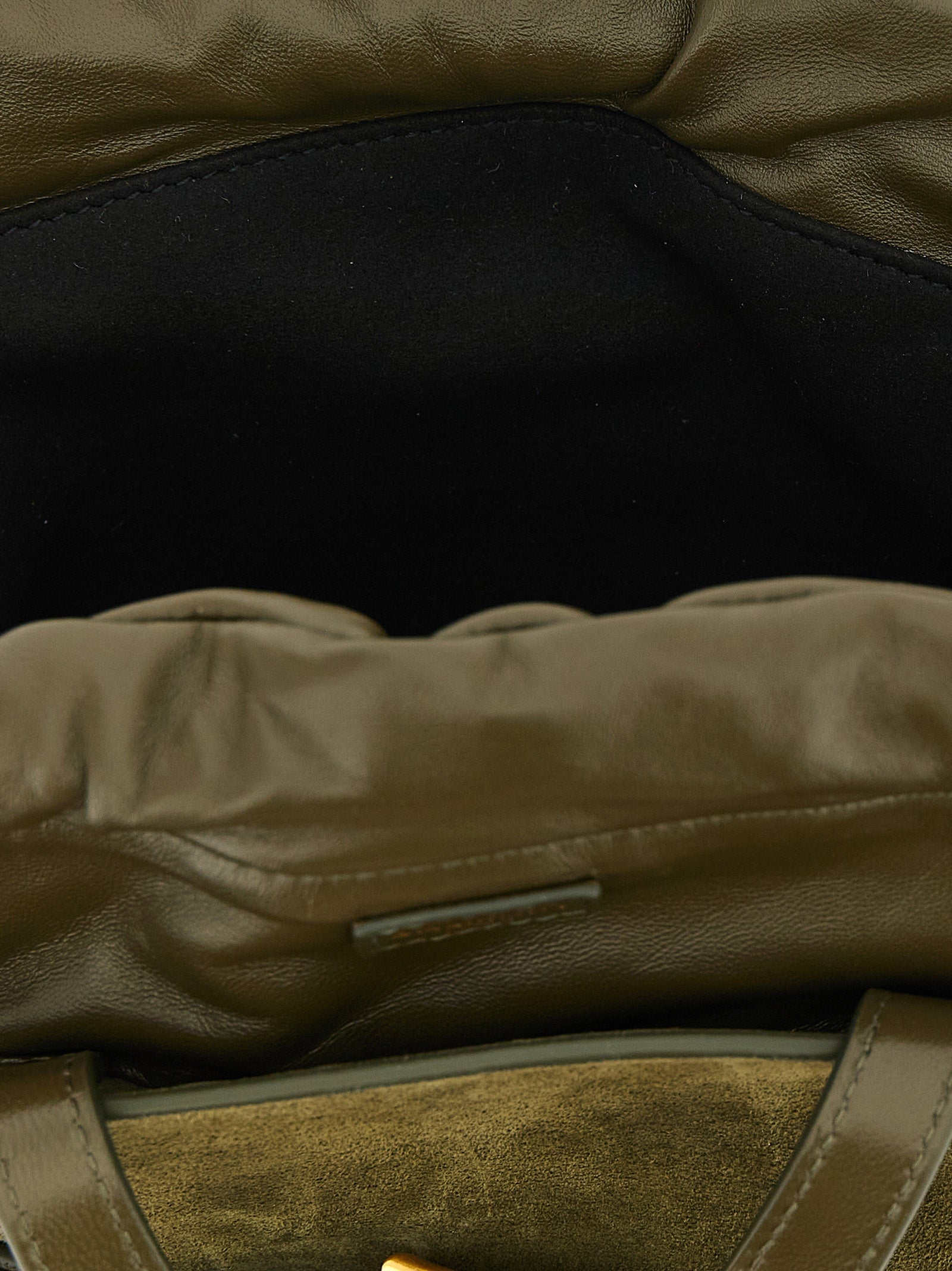 Balmain Zweifarbige Kalbsleder-Handtasche