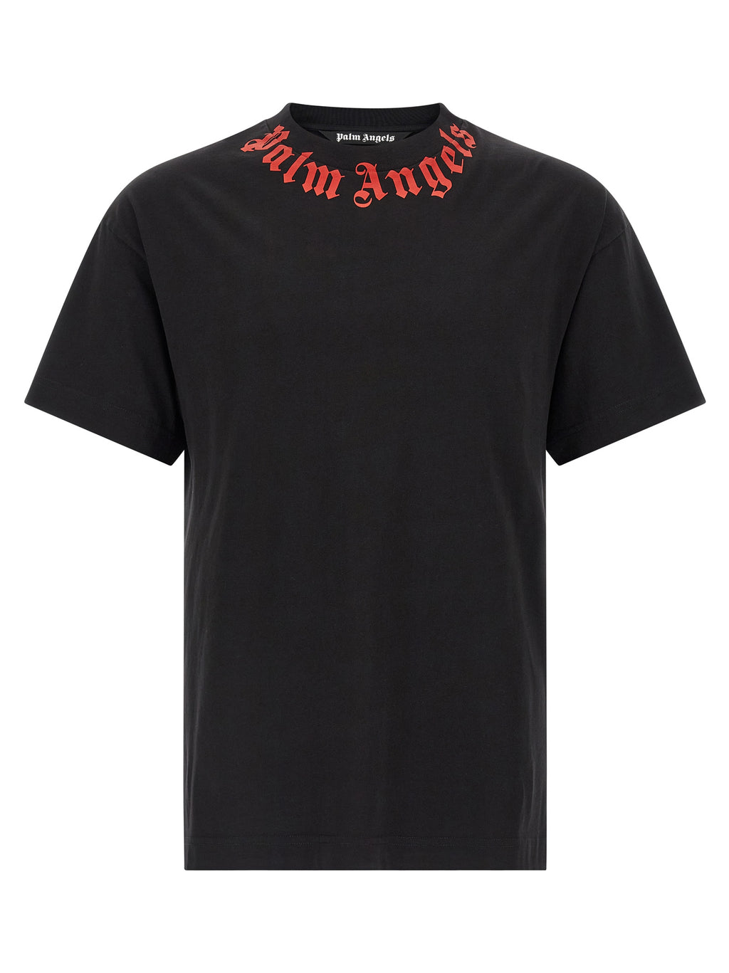 Palm Angels Schwarzes Baumwoll-T-Shirt