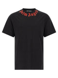 Palm Angels Schwarzes Baumwoll-T-Shirt