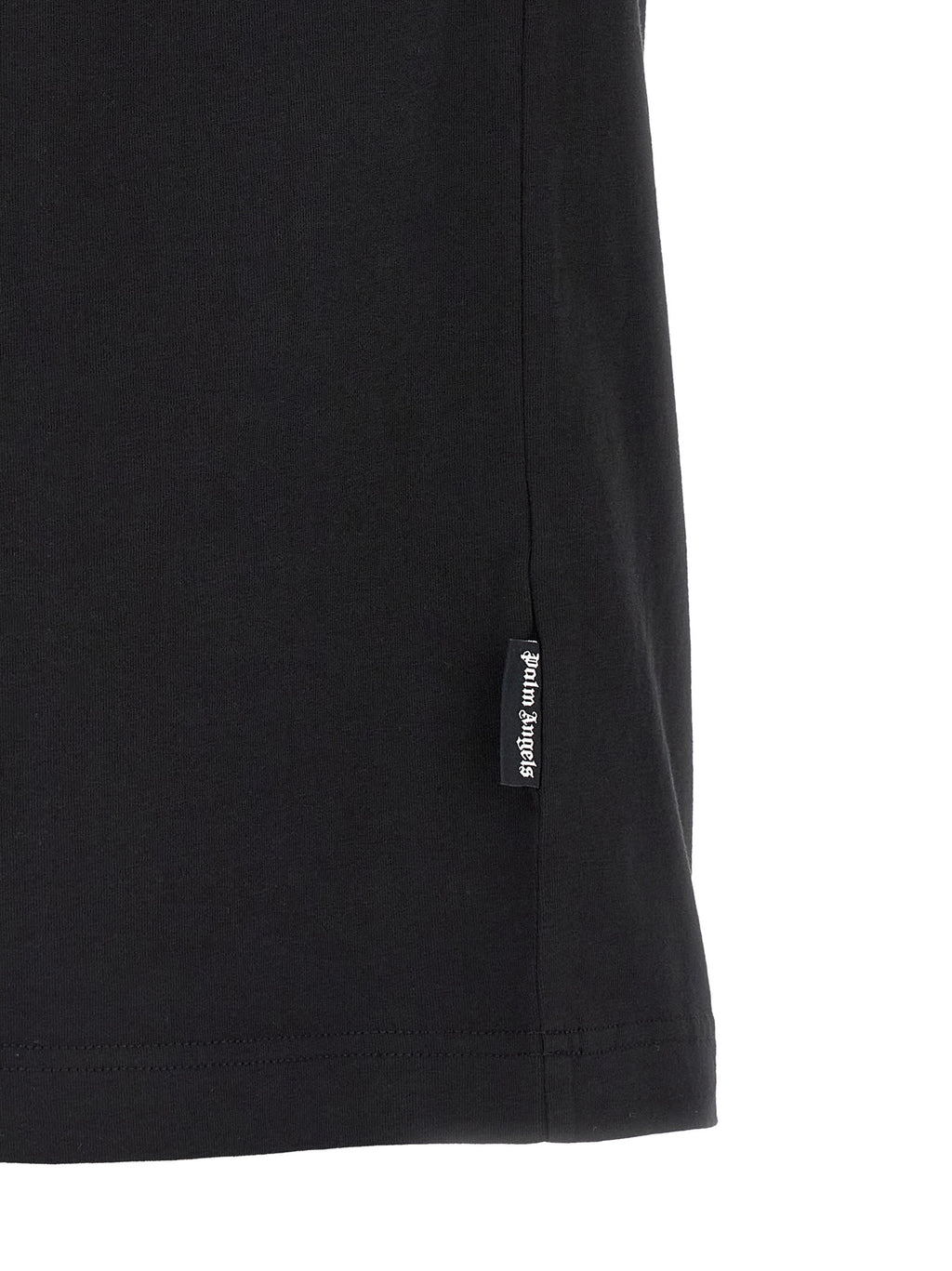 Palm Angels Schwarzes Baumwoll-T-Shirt