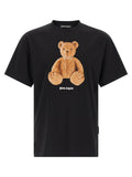 Palm Angels Schwarzes Baumwoll-T-Shirt