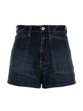 Kenzo Blaue Baumwoll-Bermudashorts
