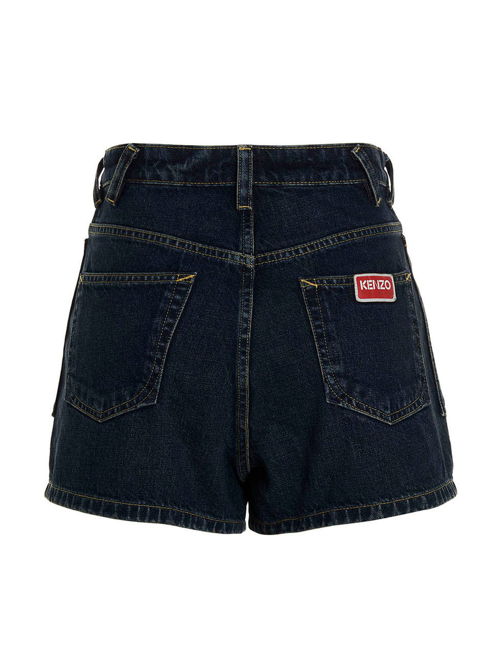 Kenzo Blaue Baumwoll-Bermudashorts