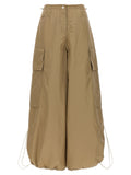 Palm Angels Beige Polyamid Freizeithose