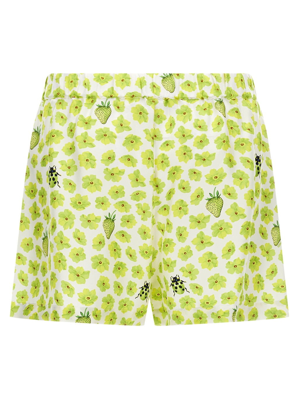 Versace Mehrfarbige Cargo-Shorts aus Seide