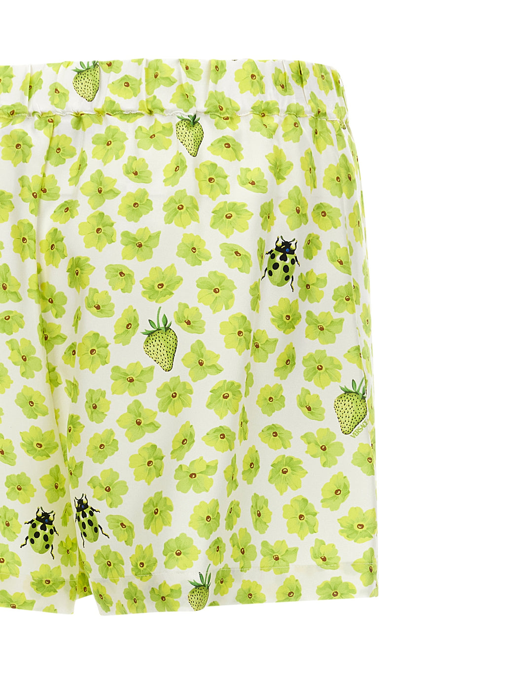Versace Mehrfarbige Cargo-Shorts aus Seide