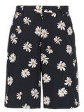 Moschino Schwarze Baumwoll-Bermudashorts