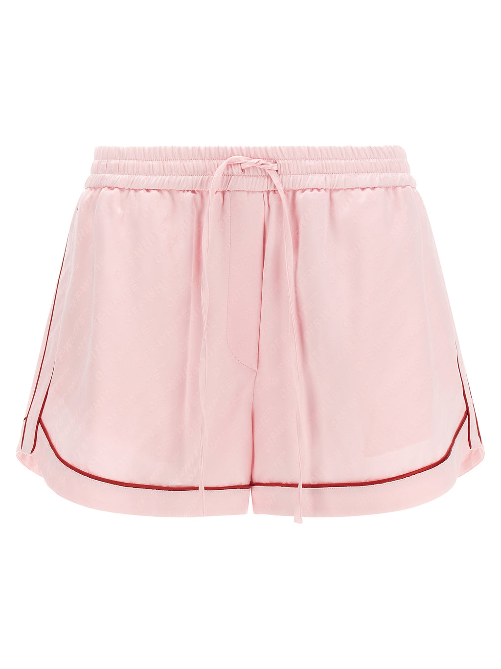 Off-White Mehrfarbige Viskose-Bermudashorts